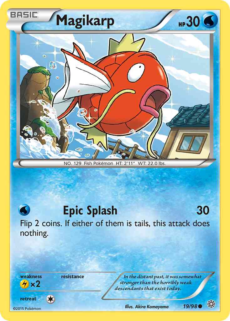 Magikarp - 19/98 - Common [xy7-19] [Non-Holo]