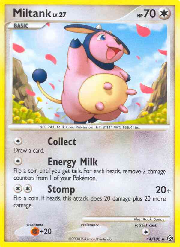 Miltank - 44/100 - Uncommon [dp7-44] [Reverse Holo]