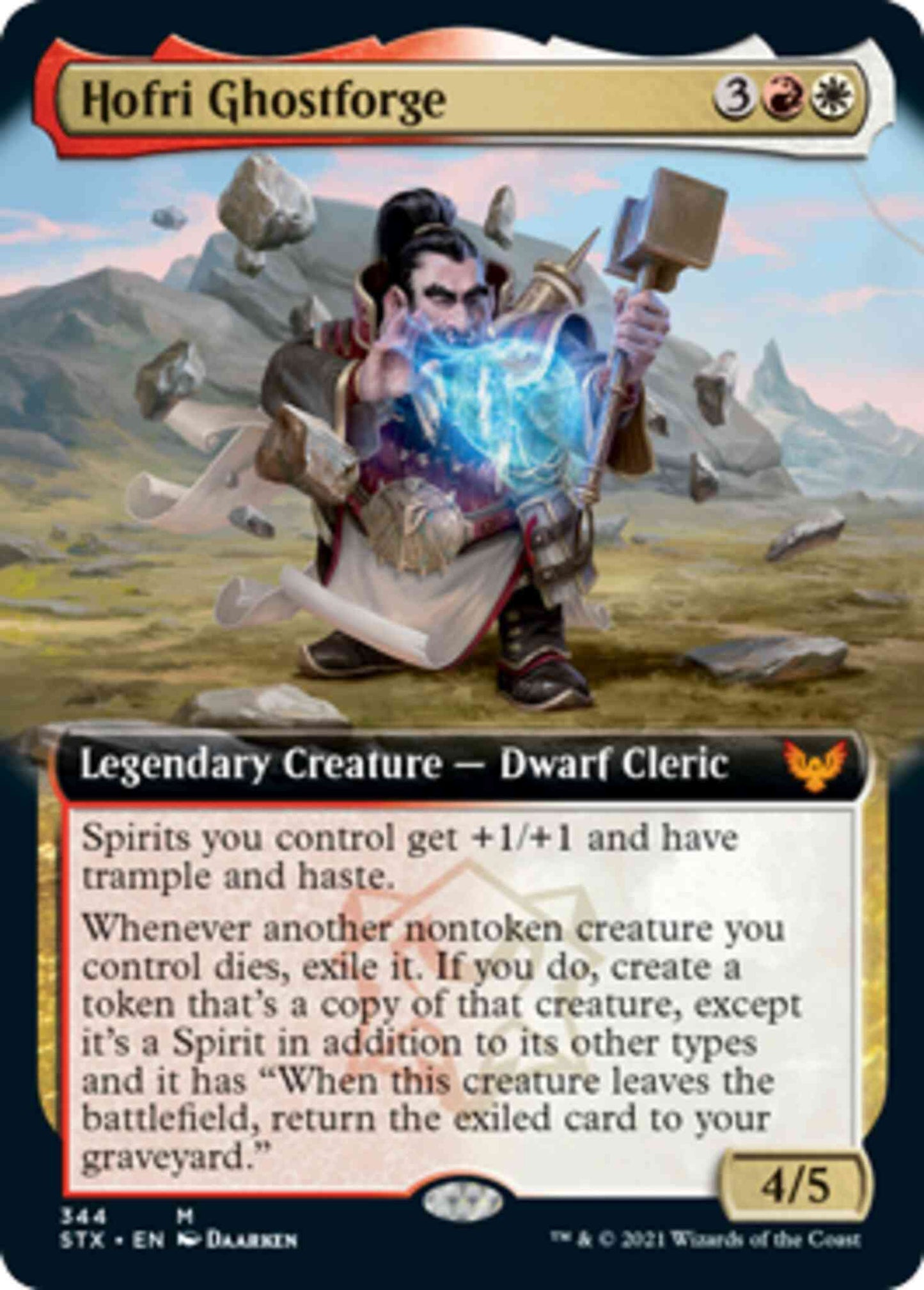 Hofri Ghostforge [344] [Extended Art] [Strixhaven: School of Mages] [Non-Foil]