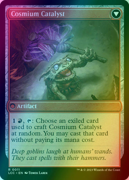 Ore-Rich Stalactite // Cosmium Catalyst [11] [The Lost Caverns of Ixalan: Commander] [Foil]