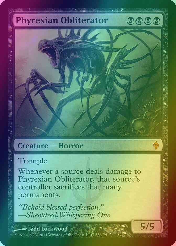Phyrexian Obliterator [68] [New Phyrexia] [Foil]