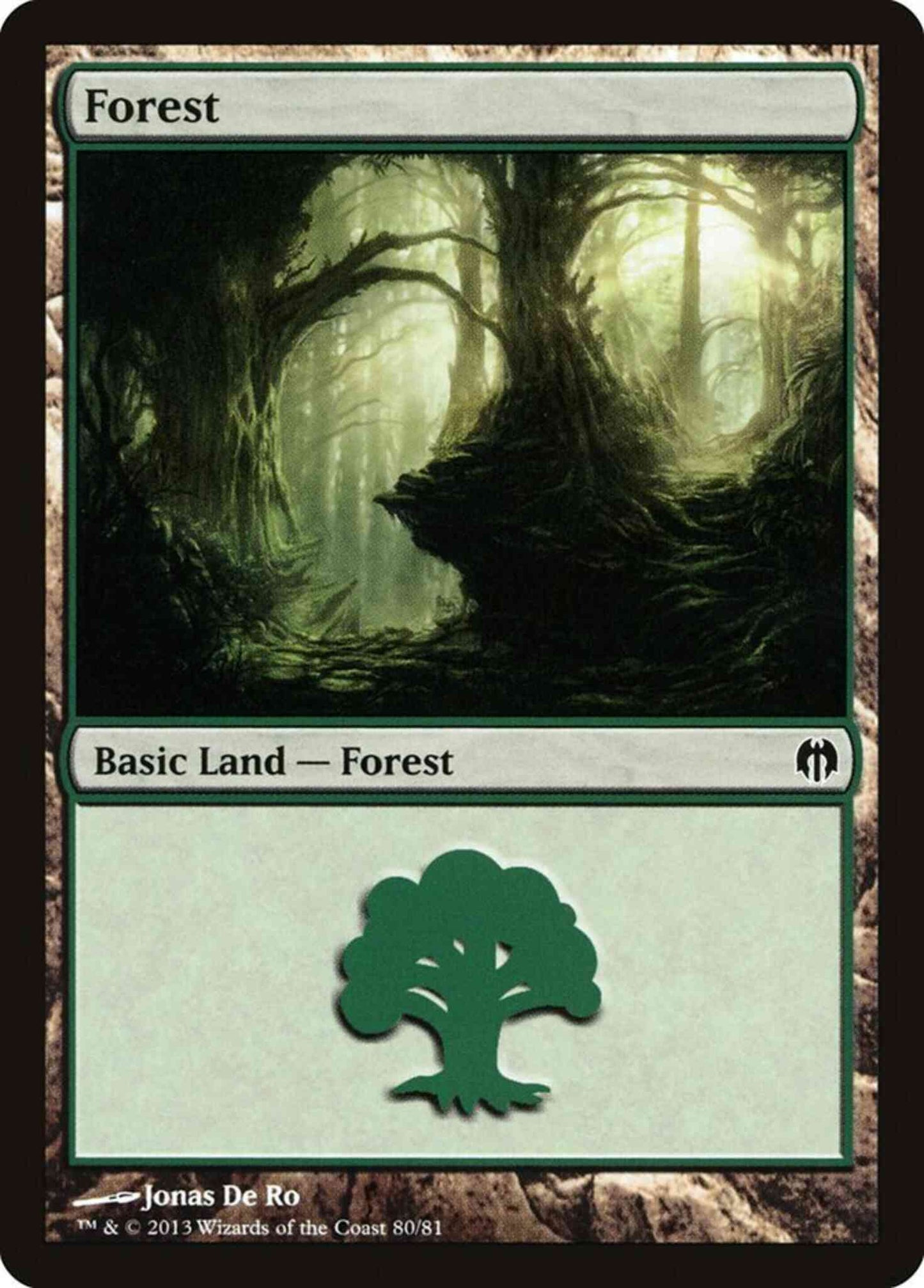 Forest [80] [Duel Decks Heroes vs Monsters] [Non-Foil]