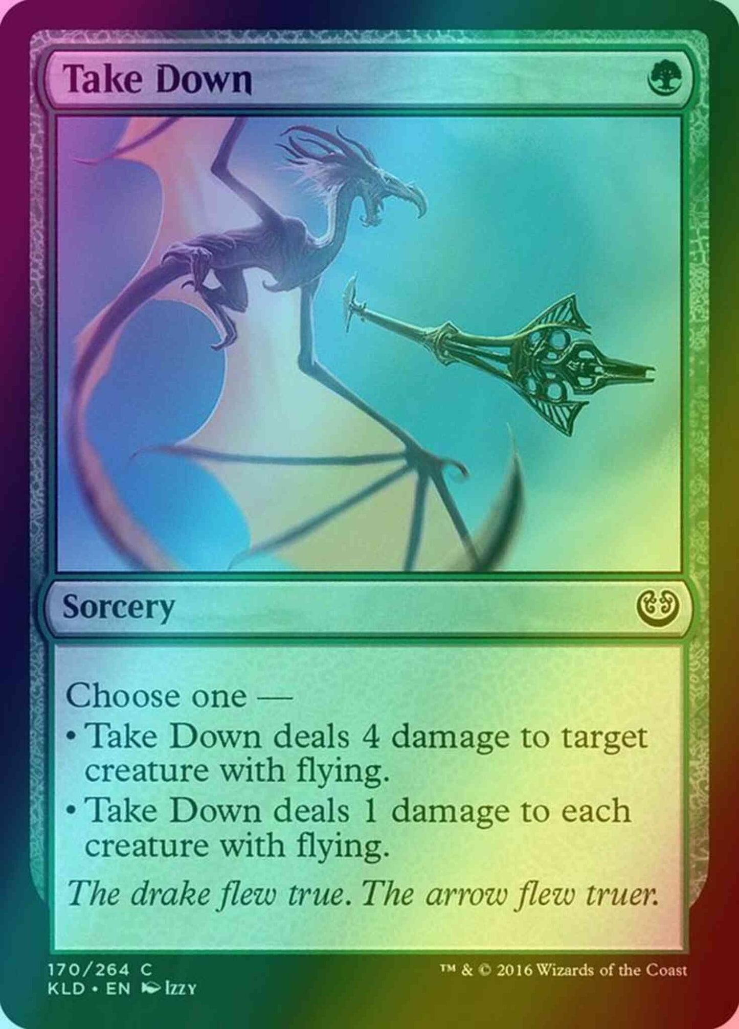 Take Down [170] [Kaladesh] [Foil]