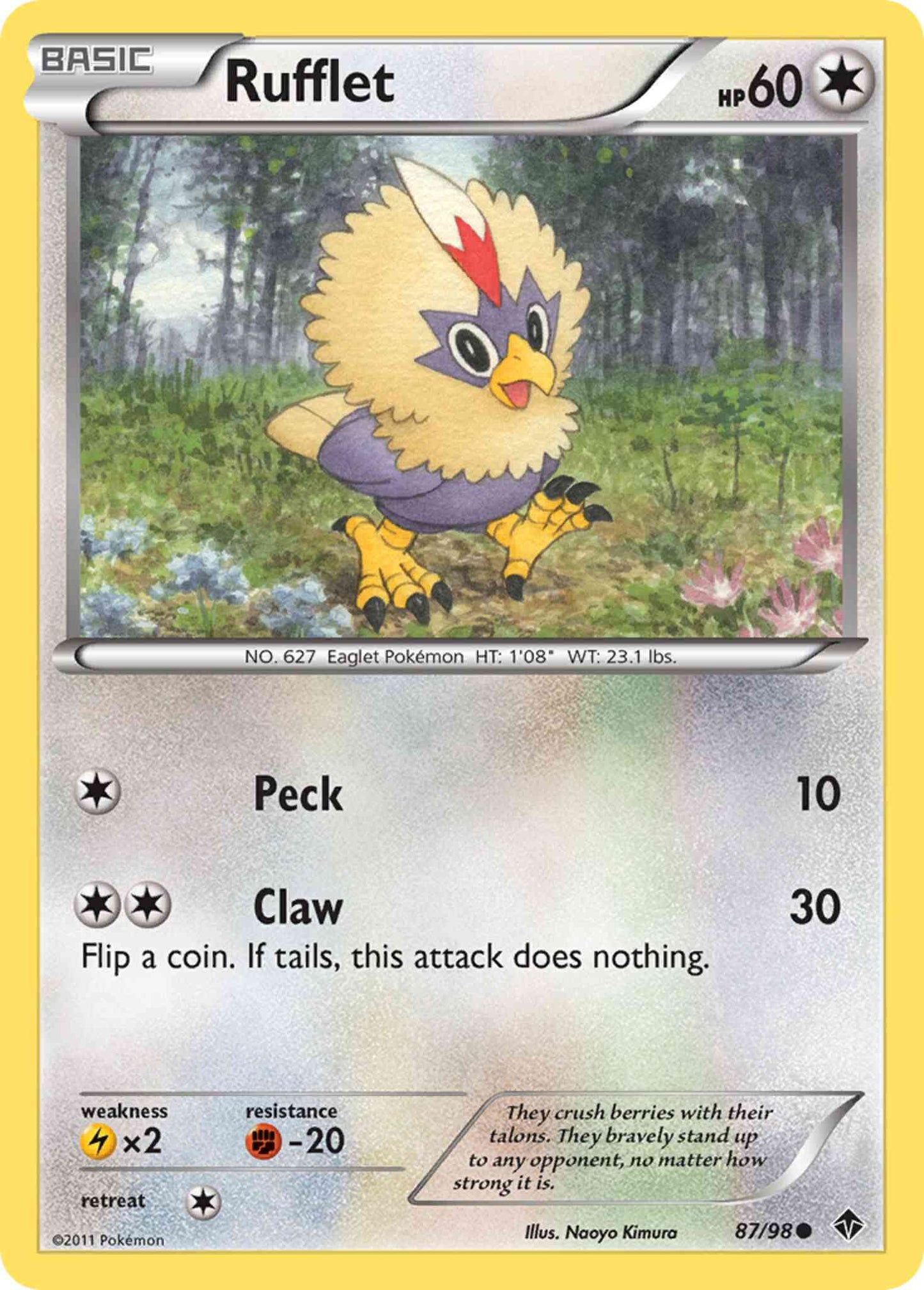Rufflet - 87/98 - Common [bw2-87] [Non-Holo]