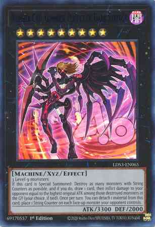 Number C40: Gimmick Puppet of Dark Strings - Blue - LDS3-EN065 - Ultra Rare - 1st Edition