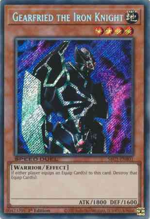 Gearfried the Iron Knight - SBC1-ENB01 - Secret Rare - 1st Edition