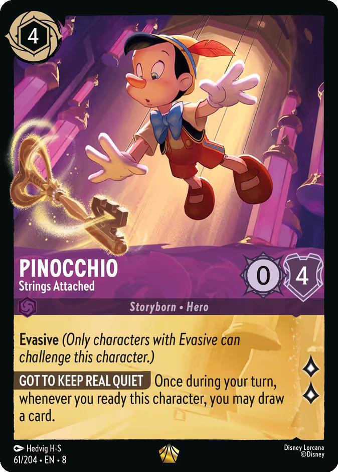 Pinocchio - Strings Attached - 61/204 [Reign of Jafar] [Non-Foil]