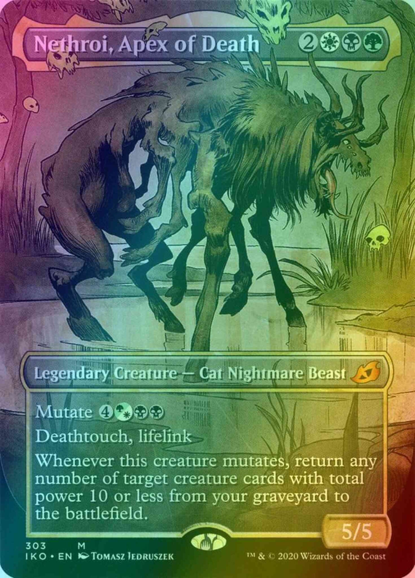 Nethroi, Apex of Death [303] [Alternate Art] [Ikoria: Lair of Behemoths] [Foil]