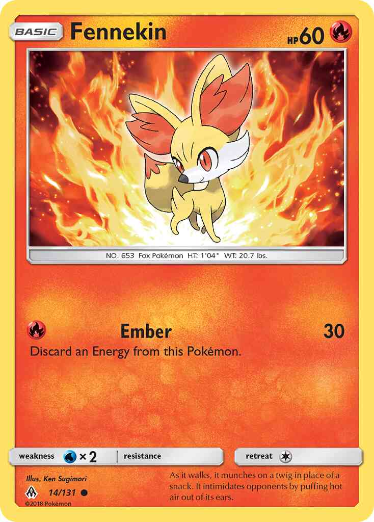 Fennekin - 14/131 - Common [sm6-14] [Non-Holo]
