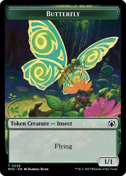 Butterfly Token (29) // City's Blessing Token (45) [March of the Machine: Commander: Tokens] [Non-Foil]