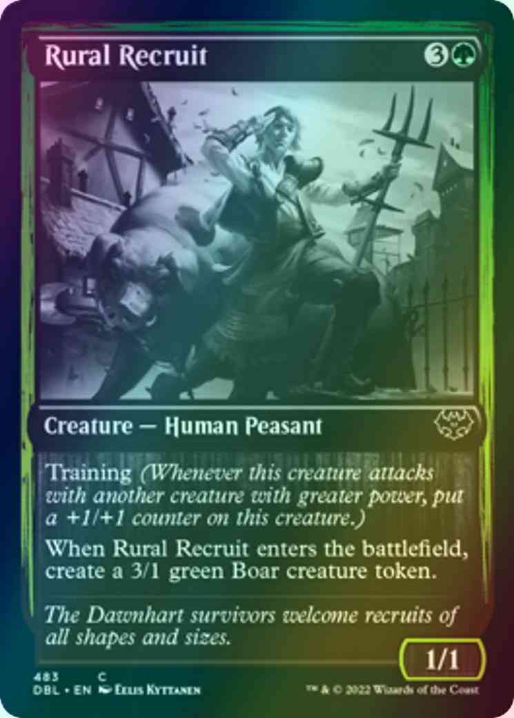 Rural Recruit [483] [Innistrad: Double Feature] [Foil]
