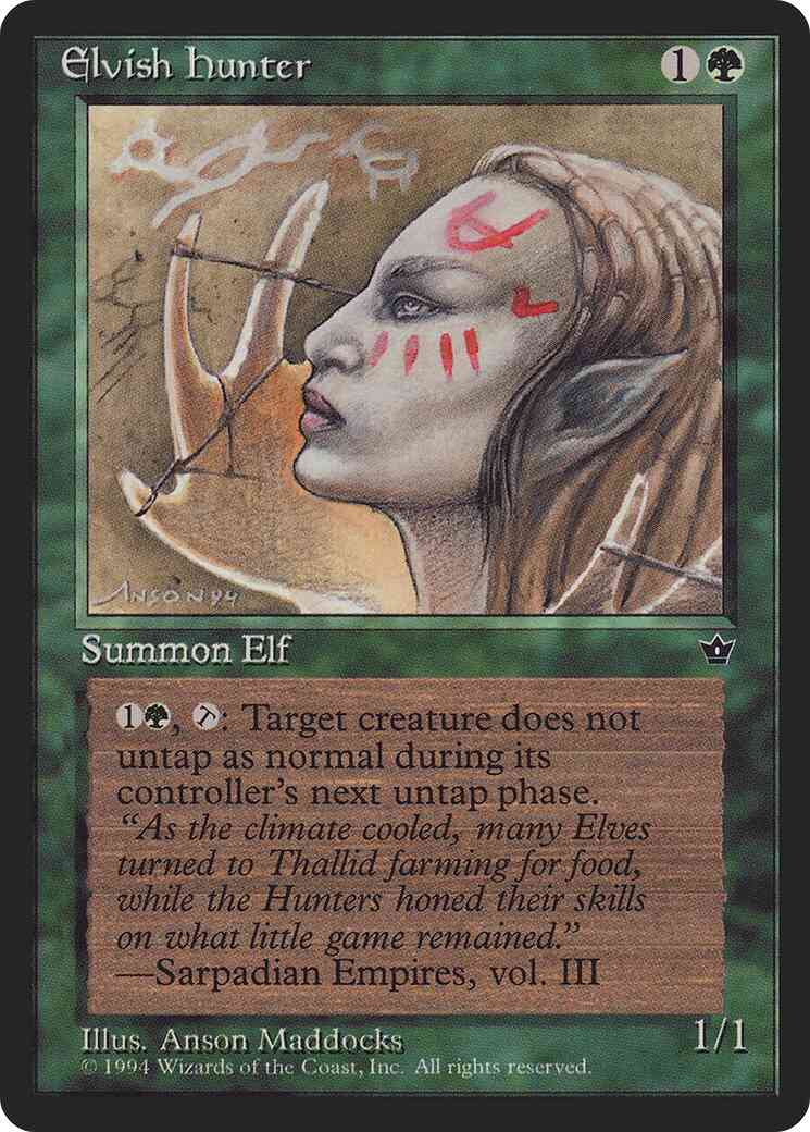 Elvish Hunter [Anson Maddocks] [67b] [Fallen Empires] [Non-Foil]