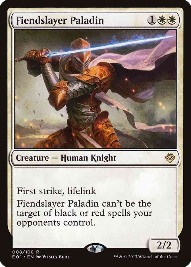Fiendslayer Paladin [8] [Archenemy: Nicol Bolas] [Non-Foil]