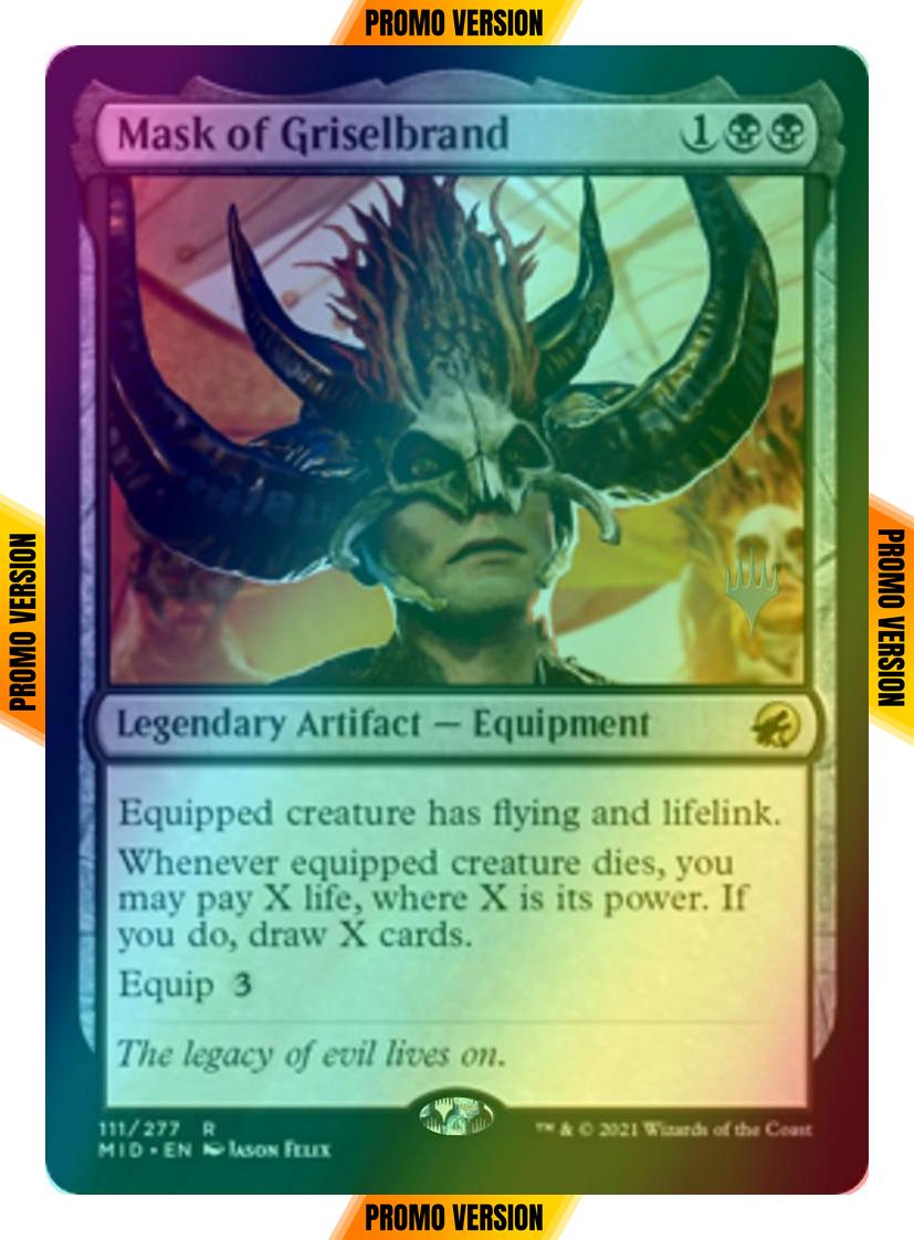 Mask of Griselbrand [Promo Pack] [111p] [Innistrad: Midnight Hunt Promos] [Foil]