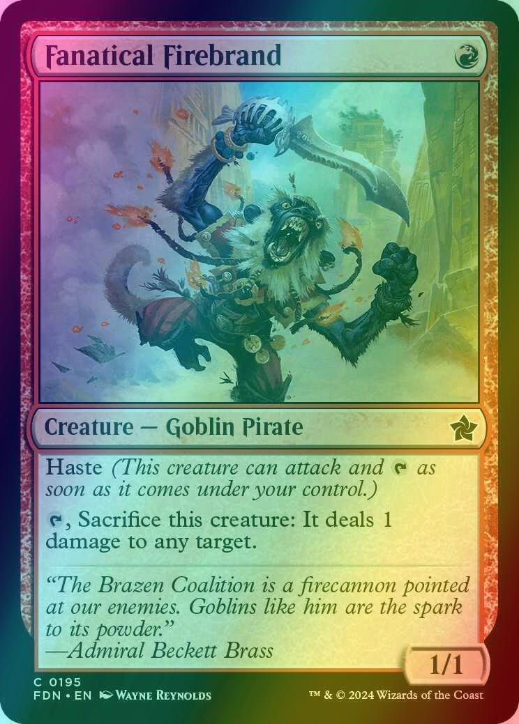 Fanatical Firebrand [195] [Foundations] [Foil]