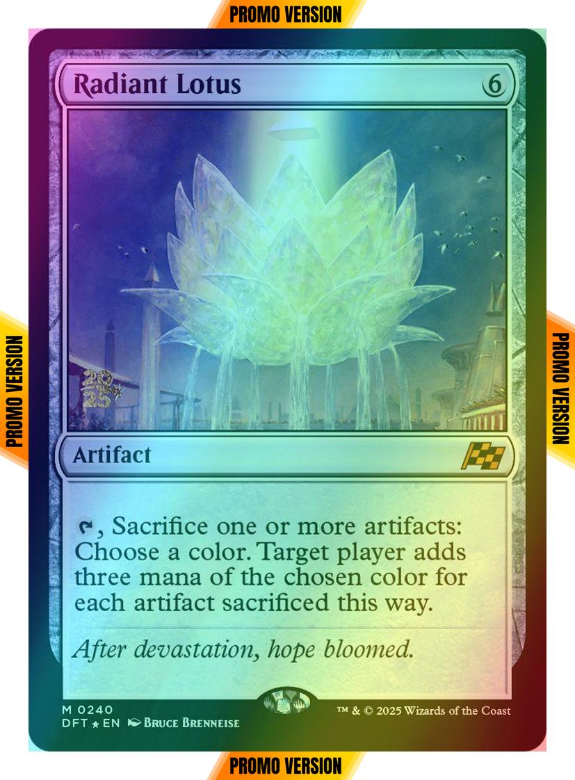 Radiant Lotus [240s] [Prerelease] [Aetherdrift: Promos] [Foil]