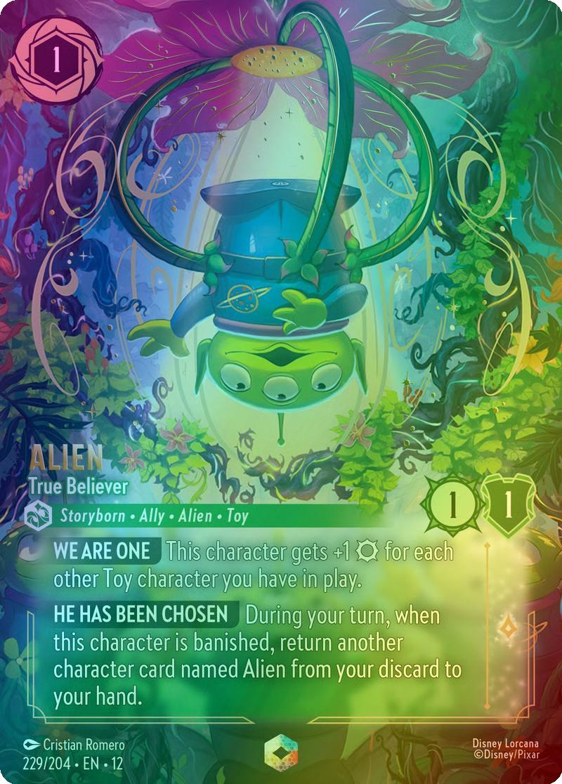 Alien - True Believer (Enchanted) - 229/204 [Wilds Unknown] [Holofoil]
