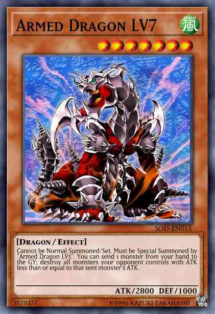 Armed Dragon LV7 - DP2-EN012 - Super Rare - 1st Edition