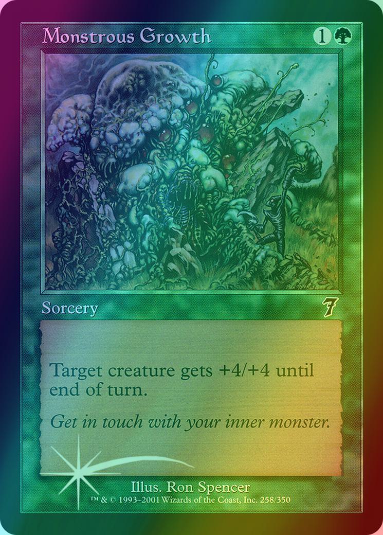 Monstrous Growth [258x] [Seventh Edition] [Foil]