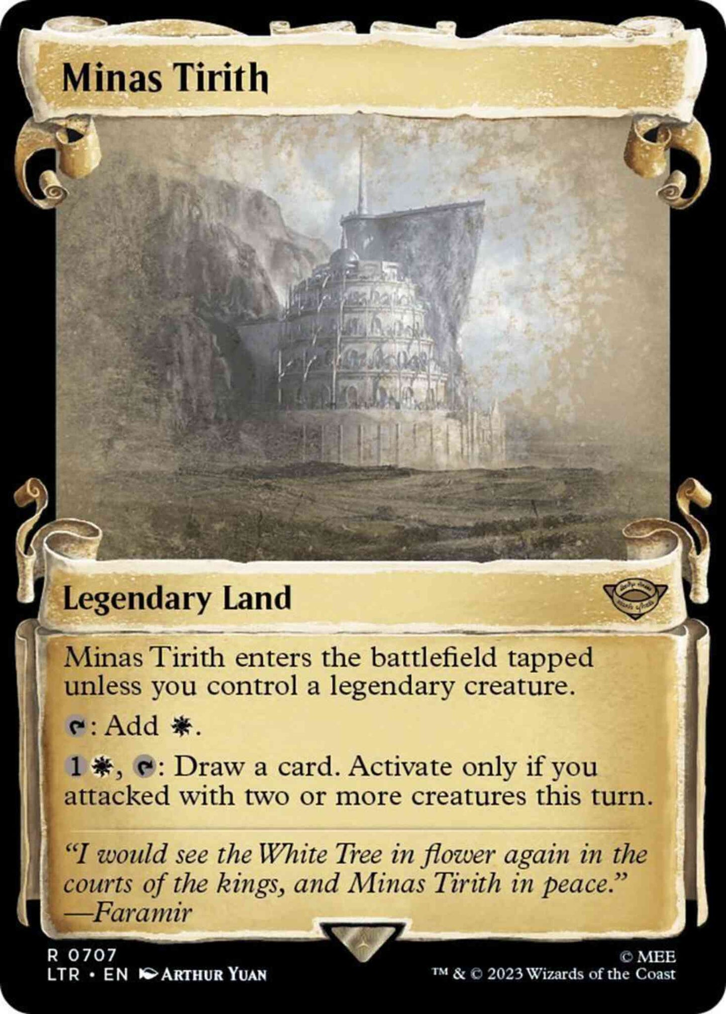 Minas Tirith [707] [Scrolls Showcase] [The Lord of the Rings: Tales of Middle-earth] [Non-Foil]