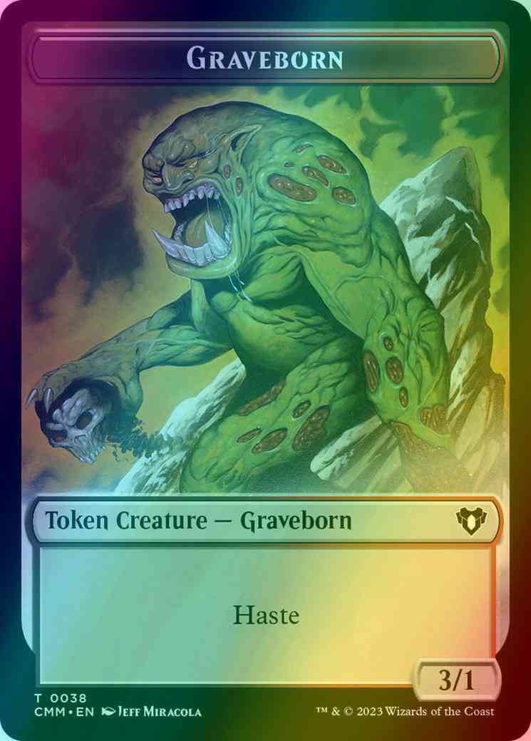 Graveborn Token (38) // Treasure Token (48) [Commander Masters: Tokens] [Foil]