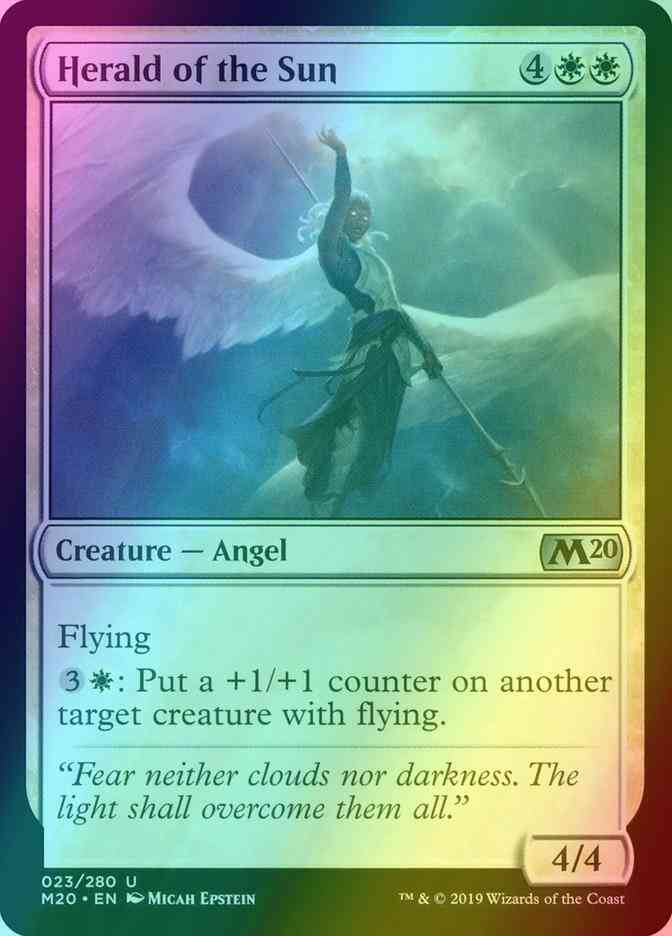 Herald of the Sun [23] [Core Set 2020] [Foil]
