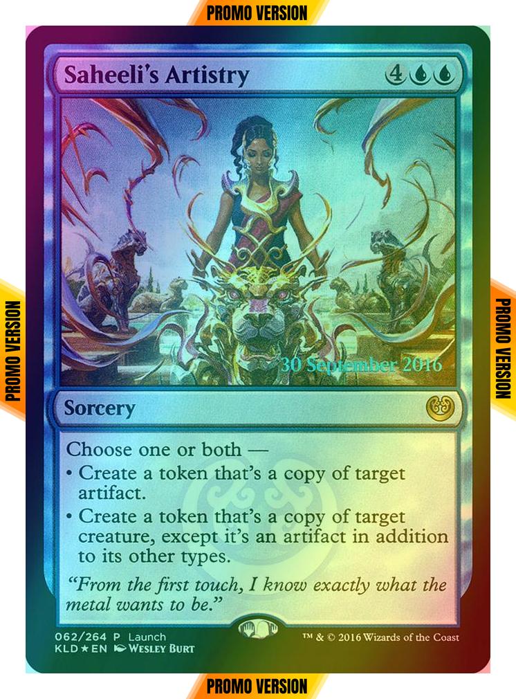 Saheeli's Artistry [62] [Launch] [Kaladesh Promos] [Foil]