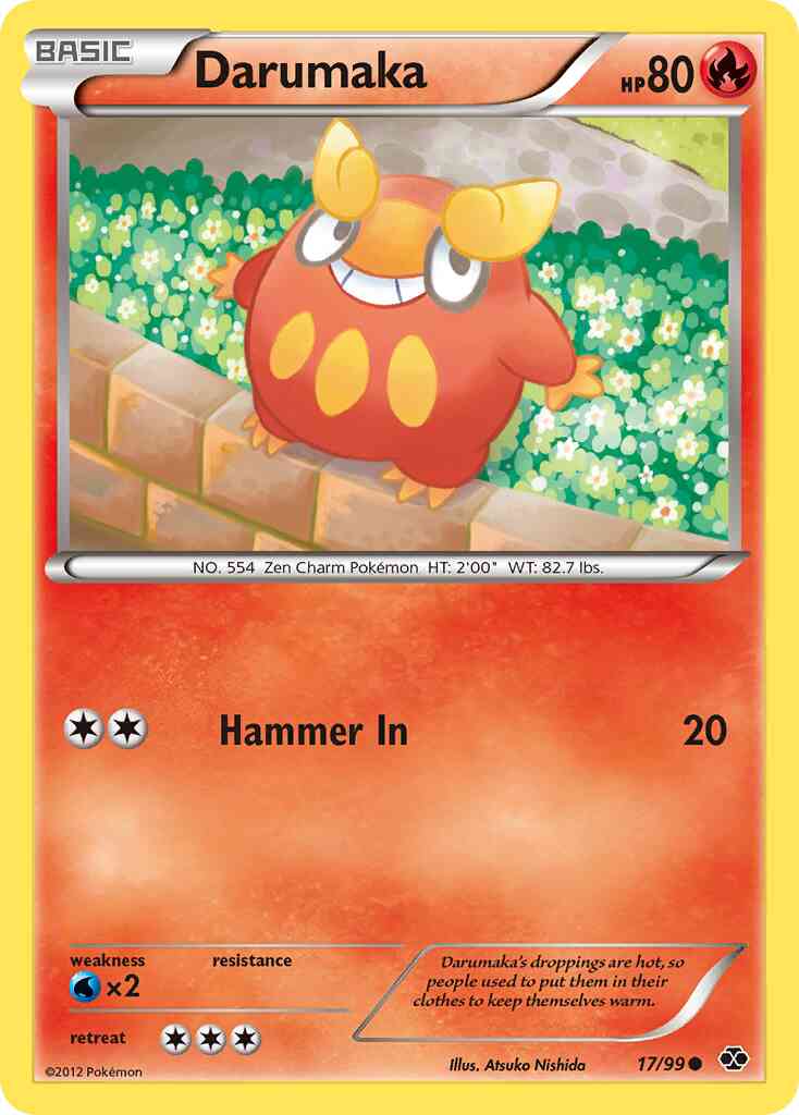 Darumaka - 17/99 - Common [bw4-17] [Reverse Holo]