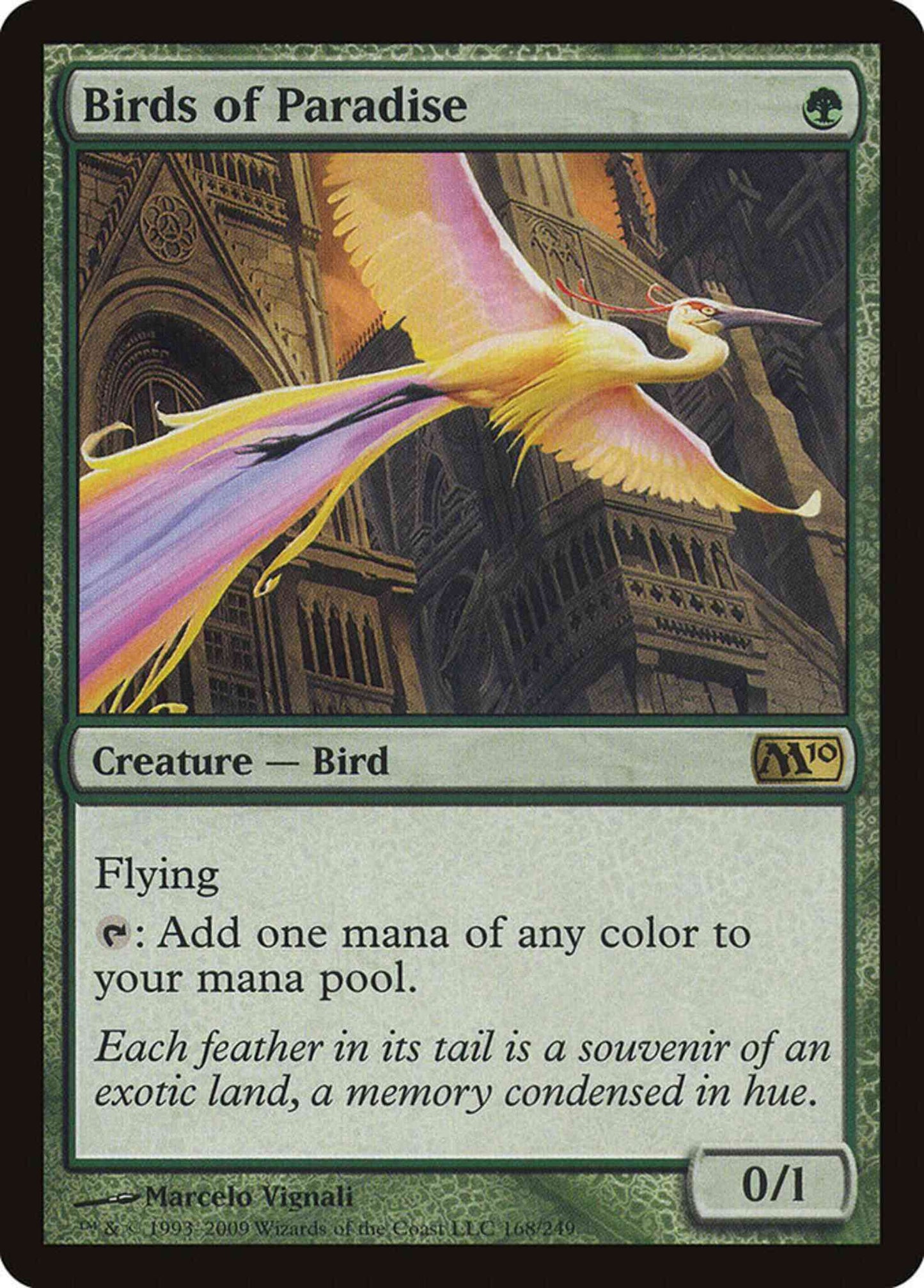 Birds of Paradise [168] [Magic 2010] [Non-Foil]