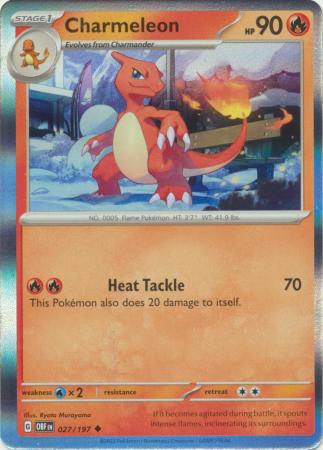Charmeleon - 027/197 - Promo [Charizard ex Premium Collection] [sv03msp-027] [Holo]