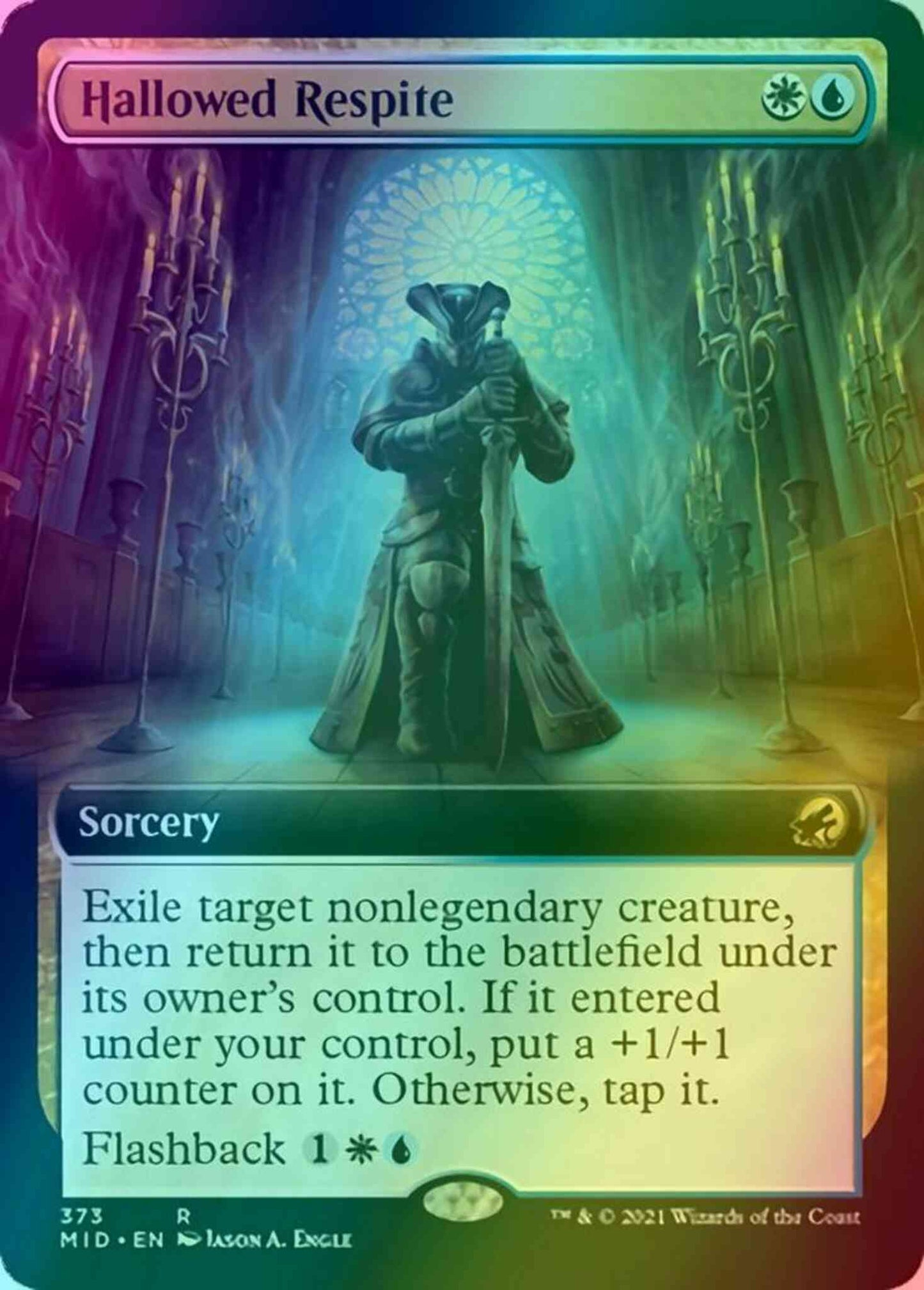 Hallowed Respite [373] [Extended Art] [Innistrad: Midnight Hunt] [Foil]