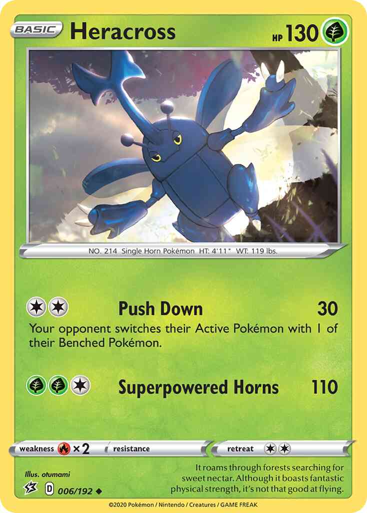 Heracross - 006/192 - Uncommon [swsh2-006] [Non-Holo]