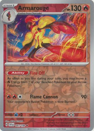Armarouge - 041/198 - Rare [sv01-041] [Reverse Holo]