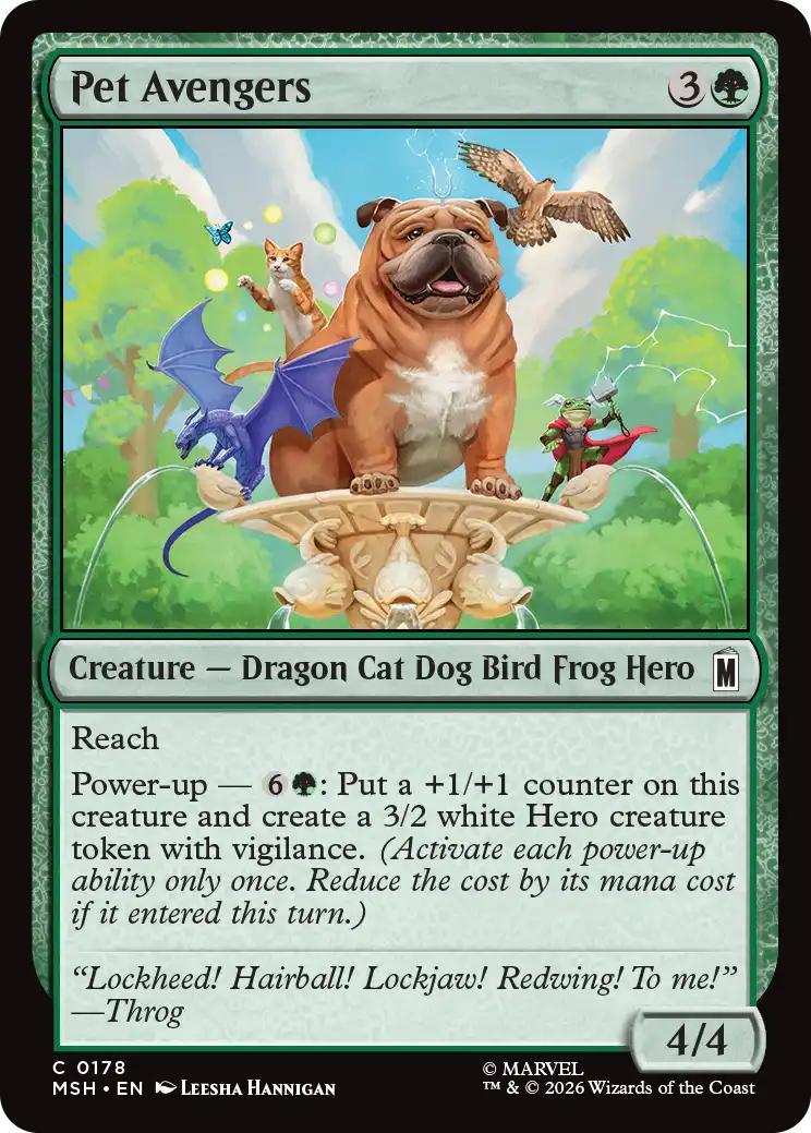 Pet Avengers [178] [Marvel Super Heroes] [Non-Foil]
