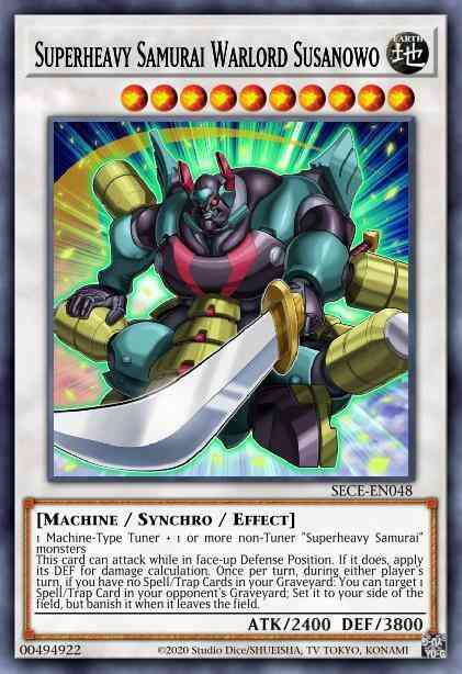 Superheavy Samurai Warlord Susanowo - SECE-EN048 - Super Rare - Unlimited