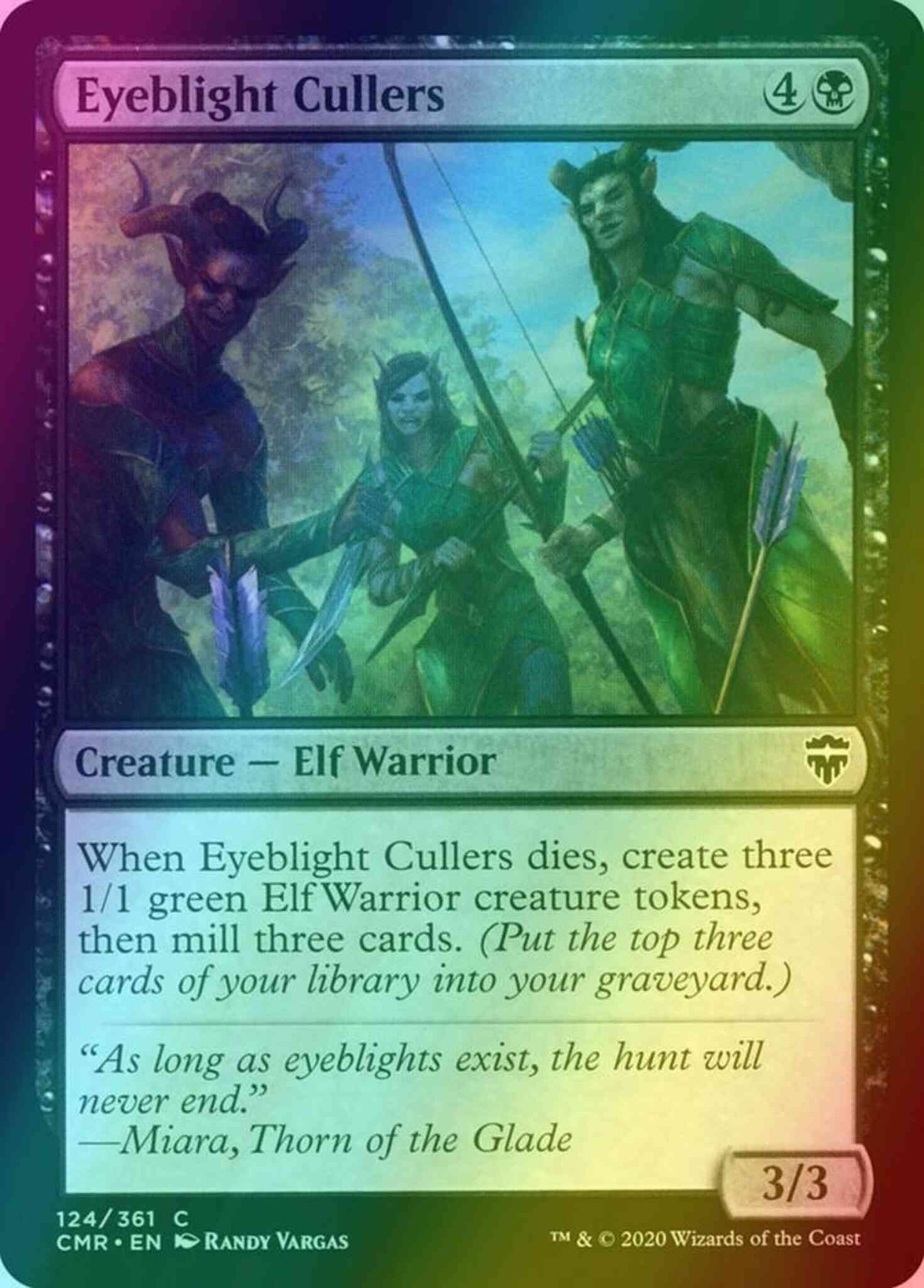 Eyeblight Cullers [124] [Commander Legends] [Foil]