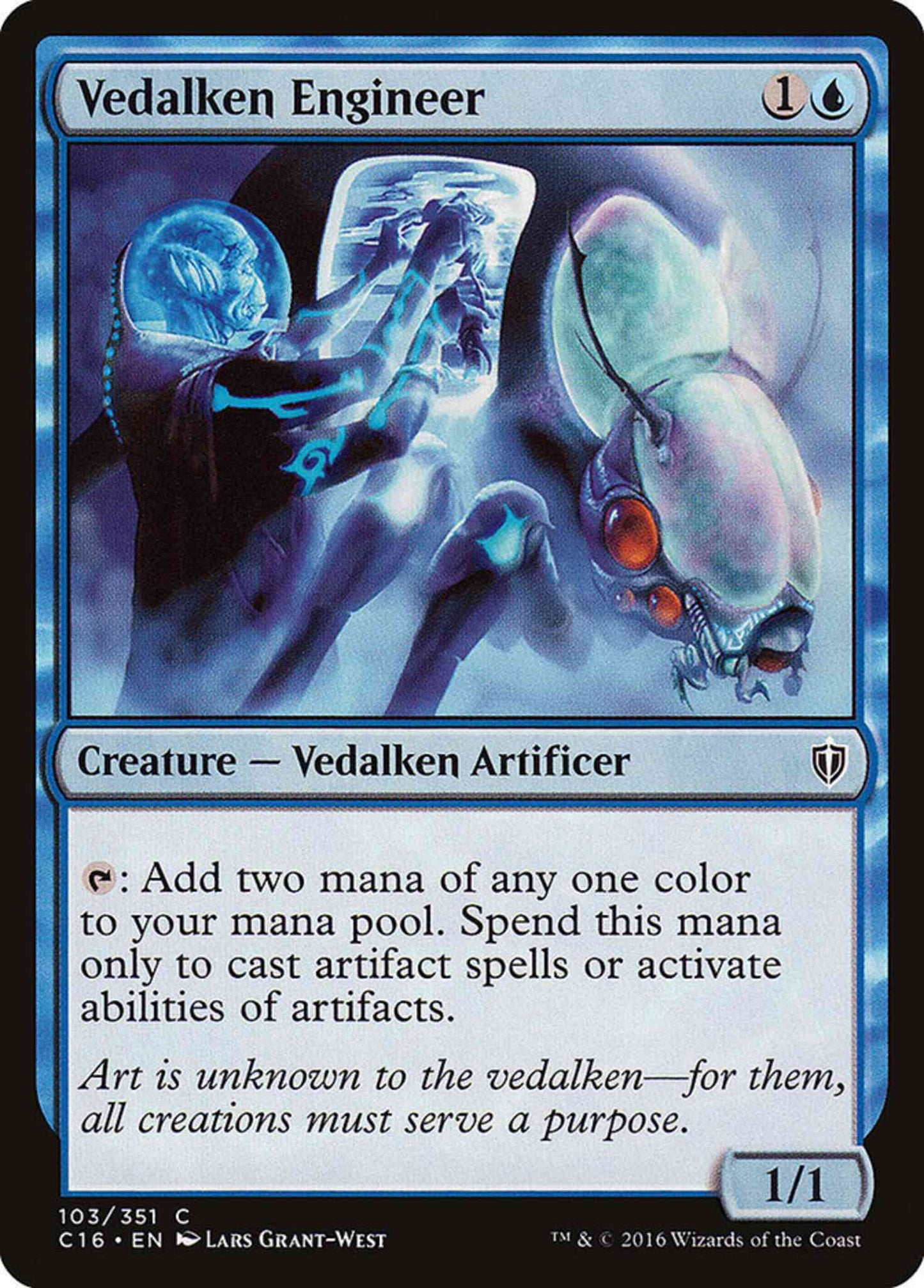 Vedalken Engineer [103] [Commander 2016] [Non-Foil]