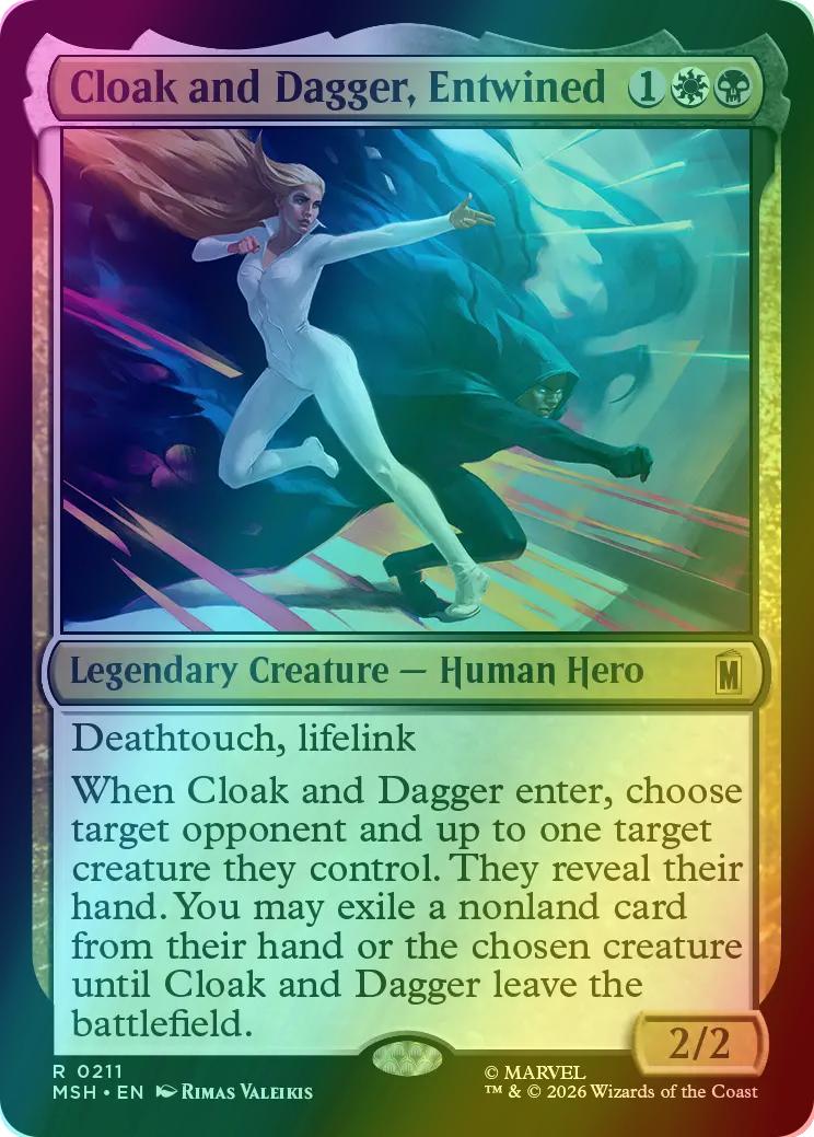 Cloak and Dagger, Entwined [211] [Marvel Super Heroes] [Foil]