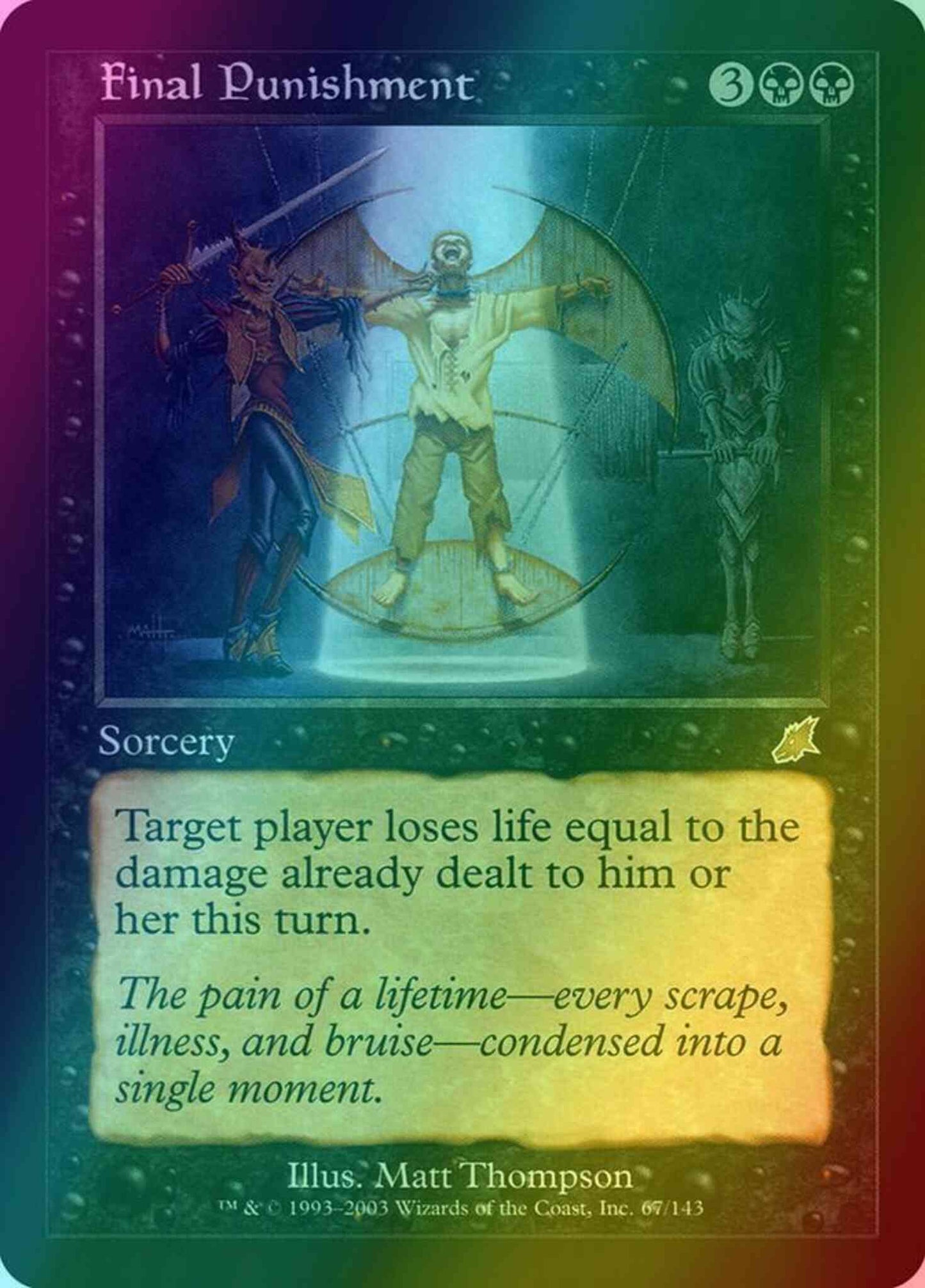 Final Punishment [67] [Scourge] [Foil]