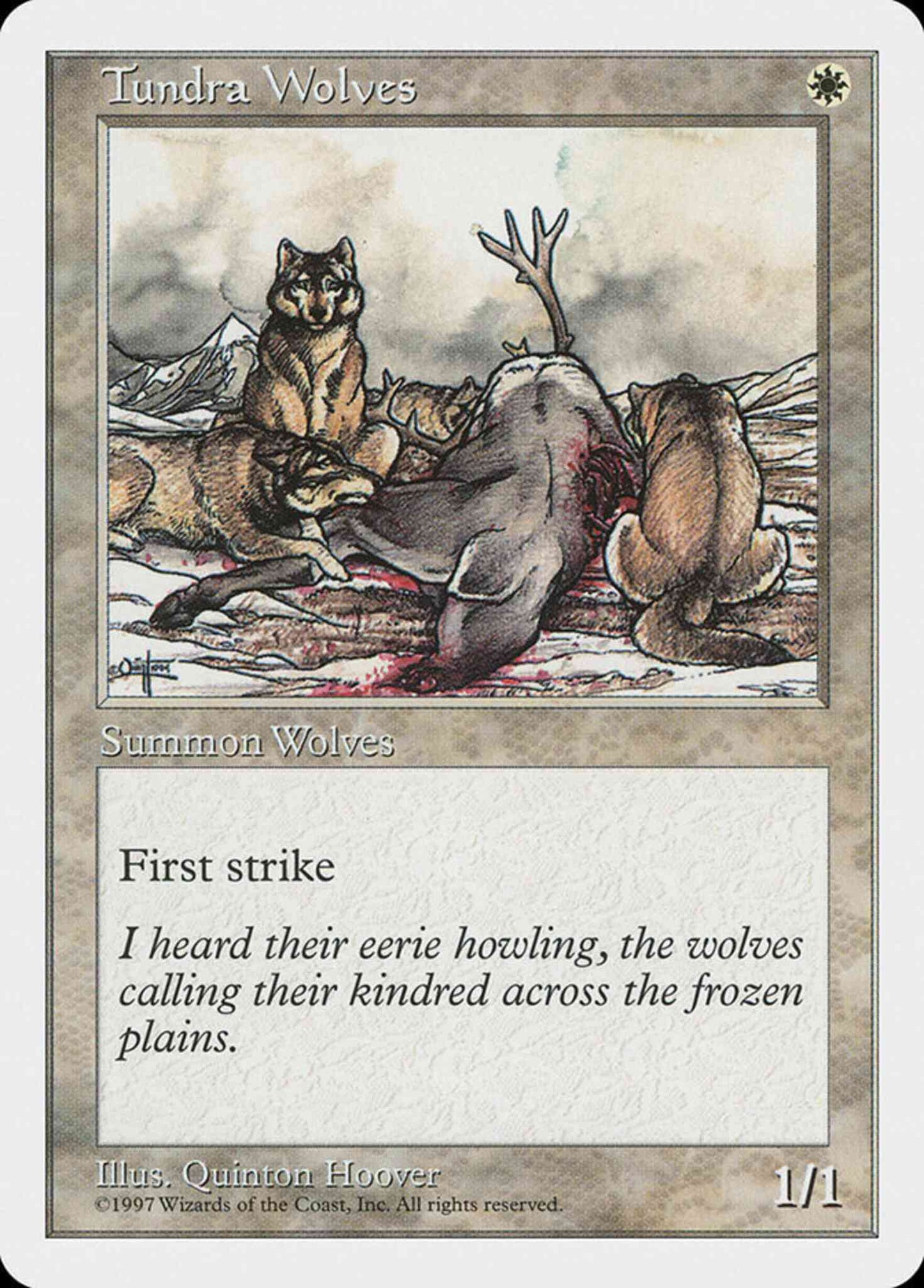 Tundra Wolves [66] [Fifth Edition] [Non-Foil]