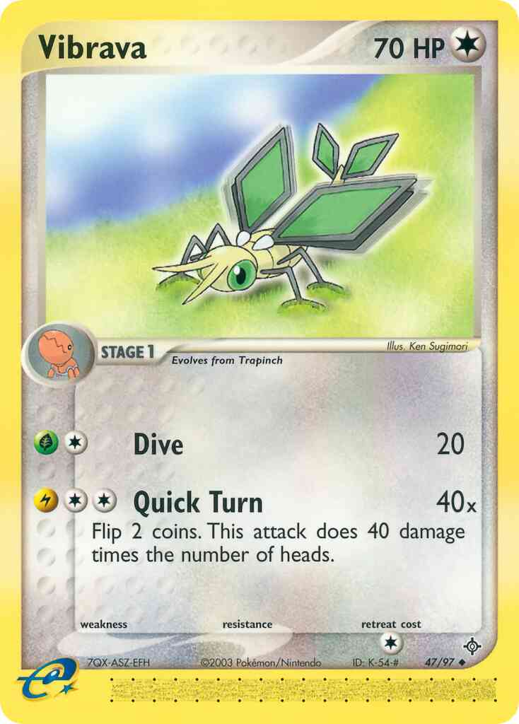 Vibrava - 47/97 - Uncommon [ex3-47] [Reverse Holo]