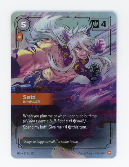 Sett - Brawler — Signature|Foil — ID 18094