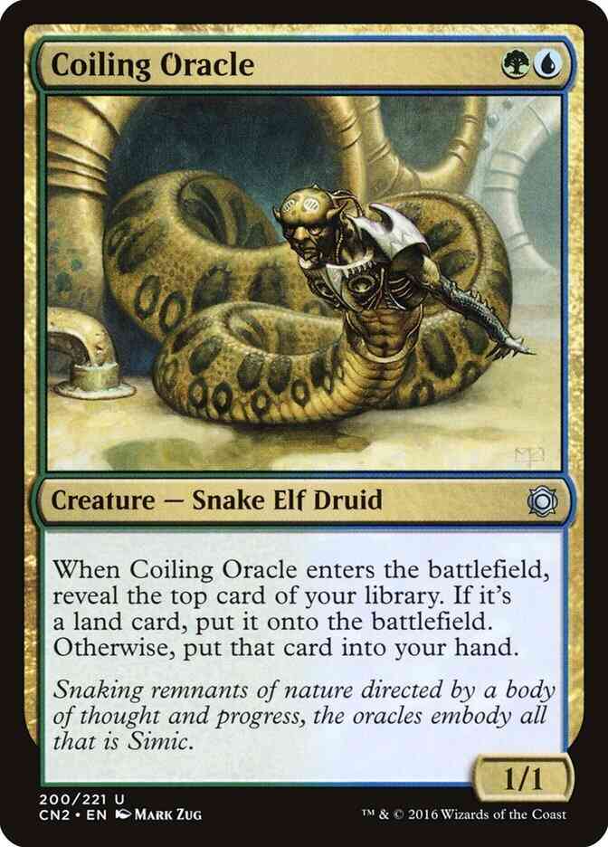 Coiling Oracle [200] [Conspiracy Take The Crown] [Non-Foil]