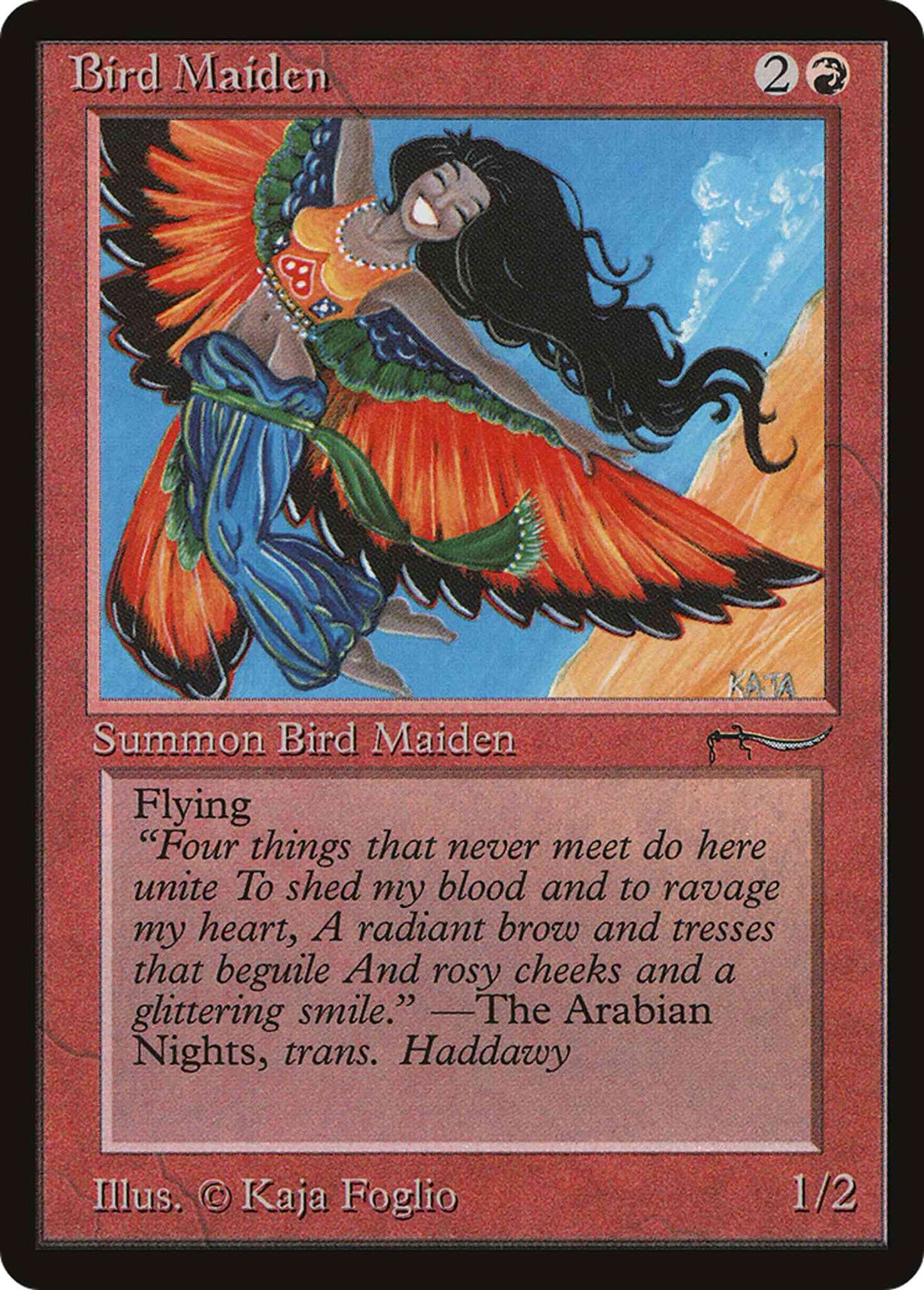 Bird Maiden [Light] [37c] [Arabian Nights] [Non-Foil]