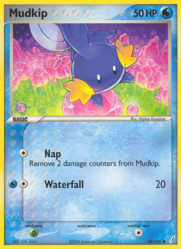 Mudkip - 58/100 - Common [ex14-58] [Non-Holo]