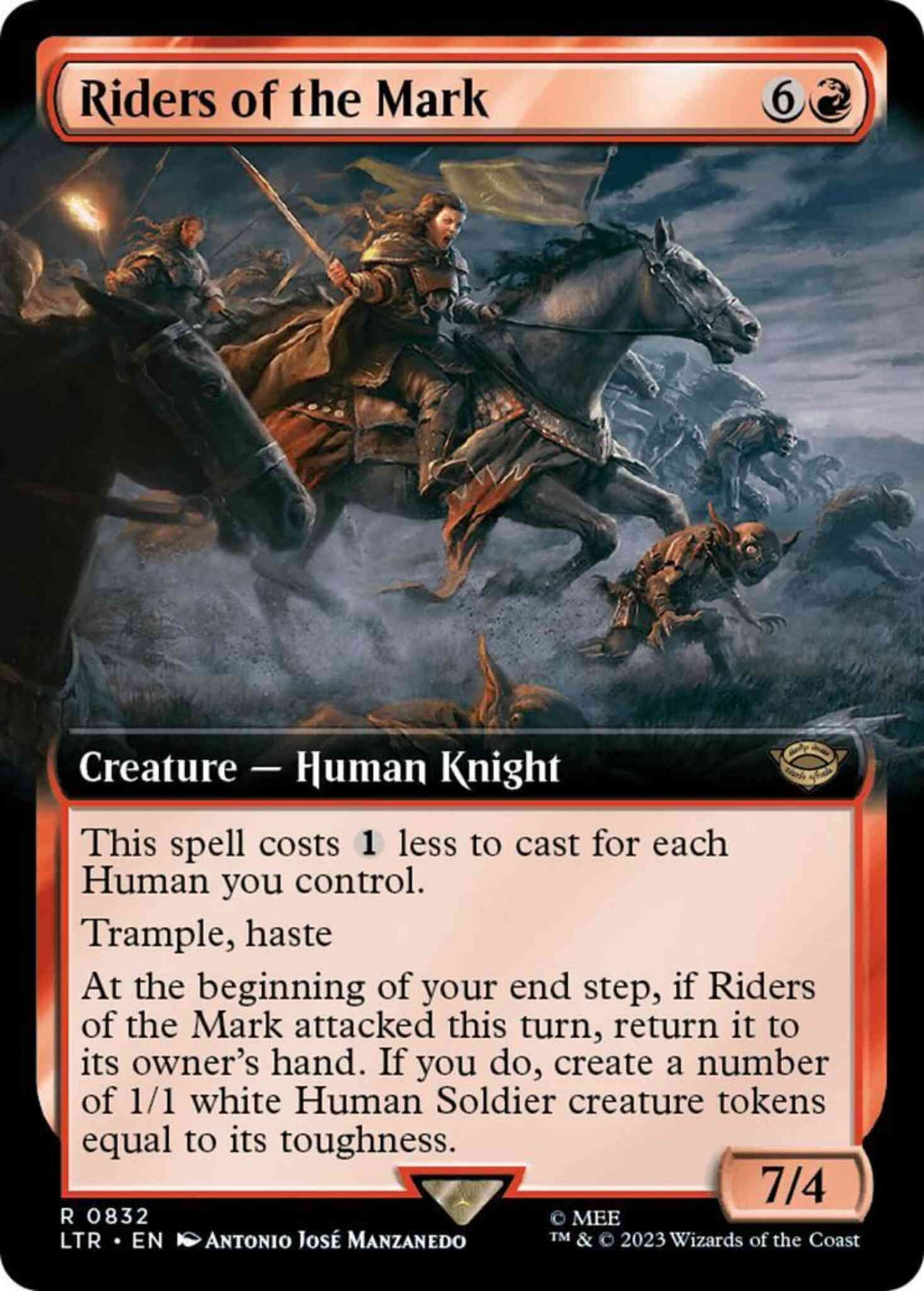 Riders of the Mark [832] [Extended Art] [Jumpstart Exclusive] [The Lord of the Rings: Tales of Middle-earth] [Non-Foil]