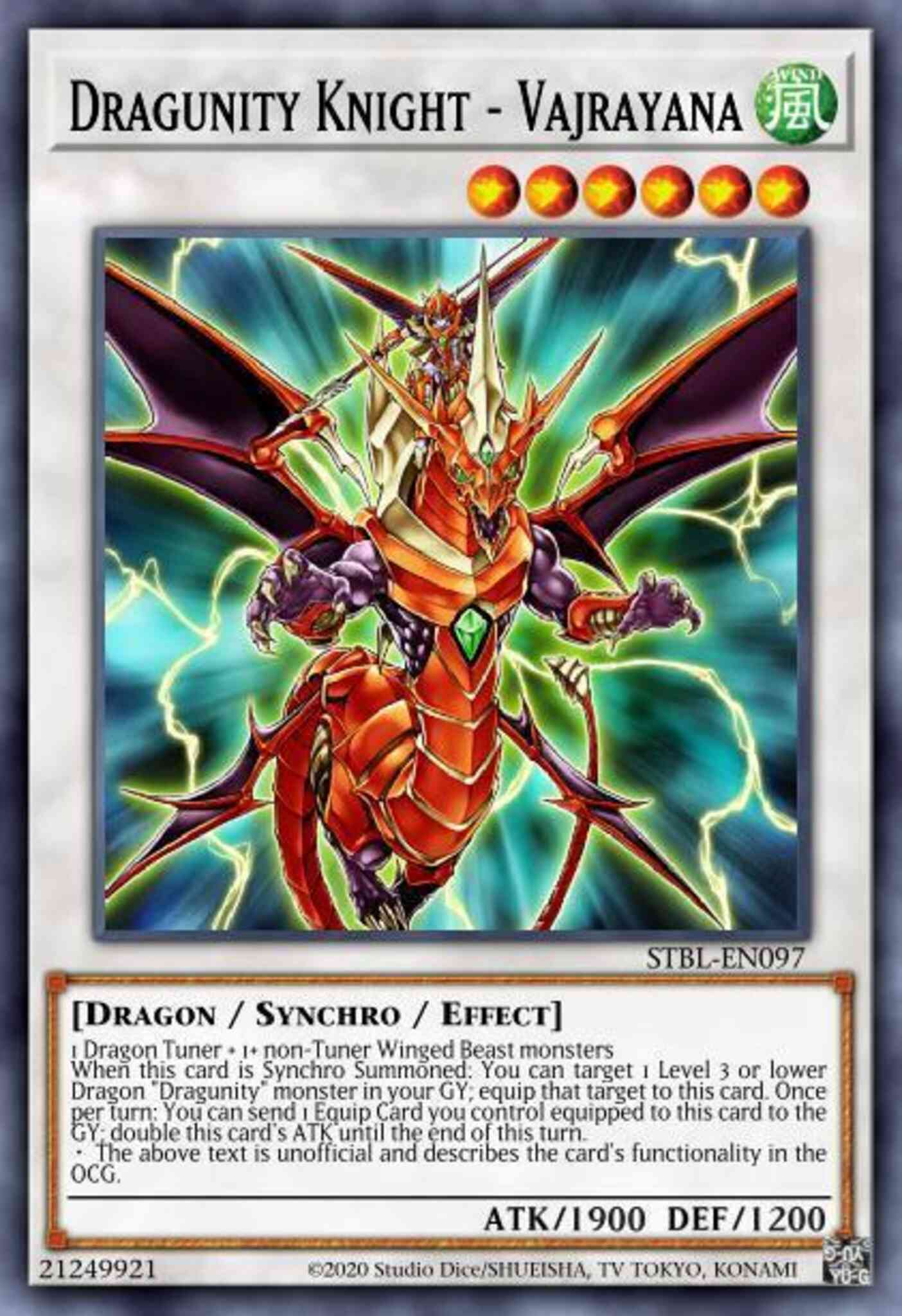 Dragunity Knight - Vajrayana - SHVA-EN050 - Secret Rare - 1st Edition