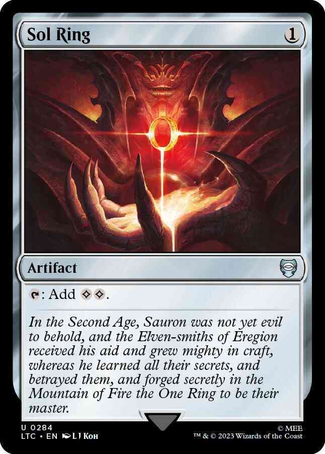 Sol Ring [284] [The Lord of the Rings: Tales of Middle-earth: Commander] [Non-Foil]