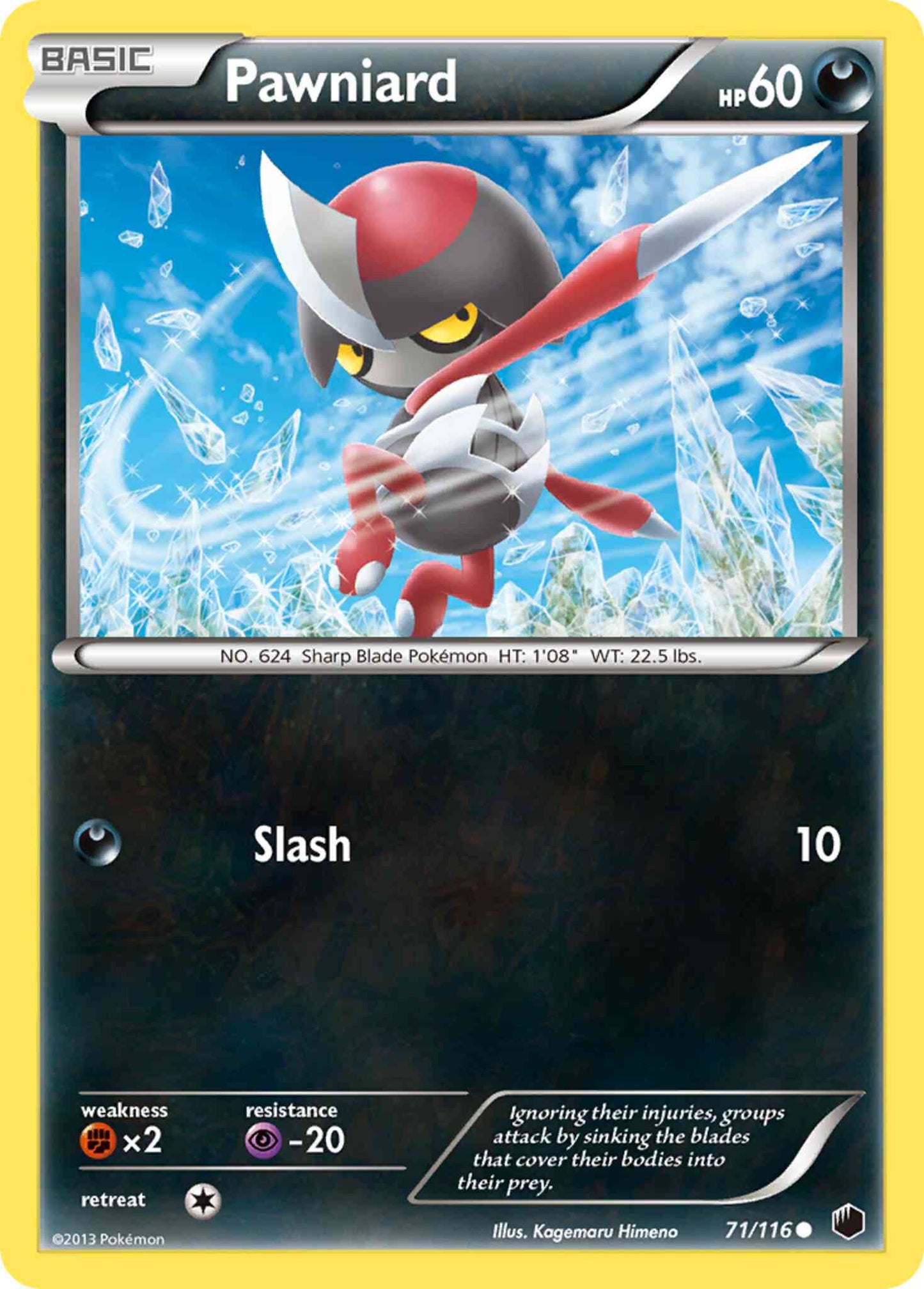 Pawniard - 71/116 - Common [bw9-71] [Reverse Holo]