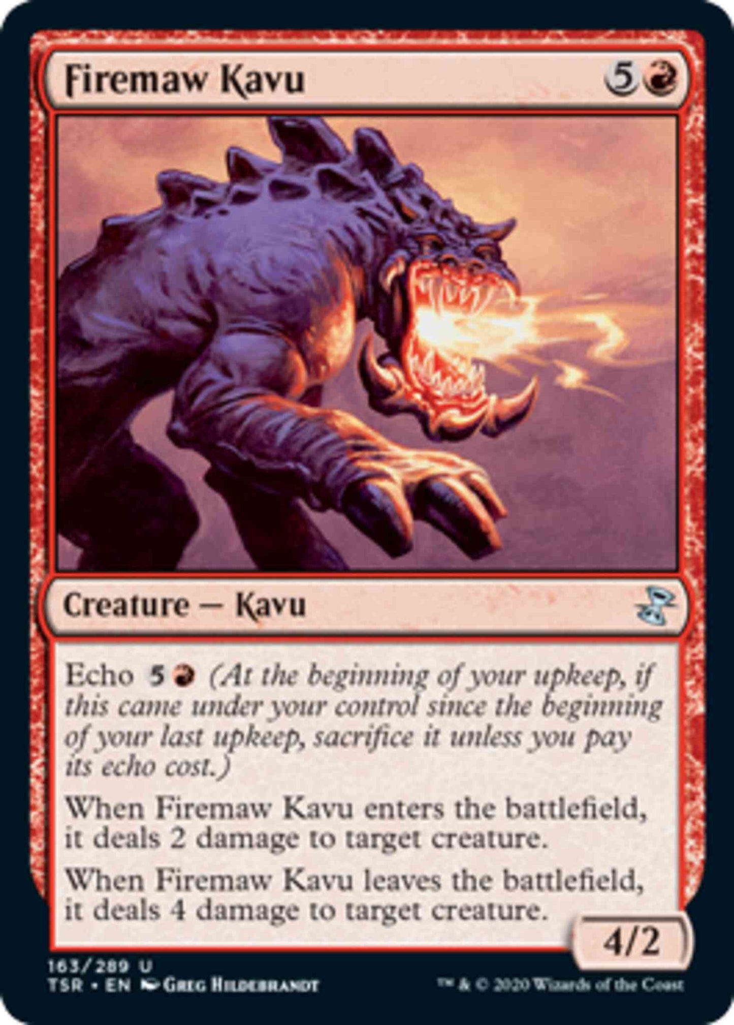 Firemaw Kavu [163] [Time Spiral Remastered] [Non-Foil]